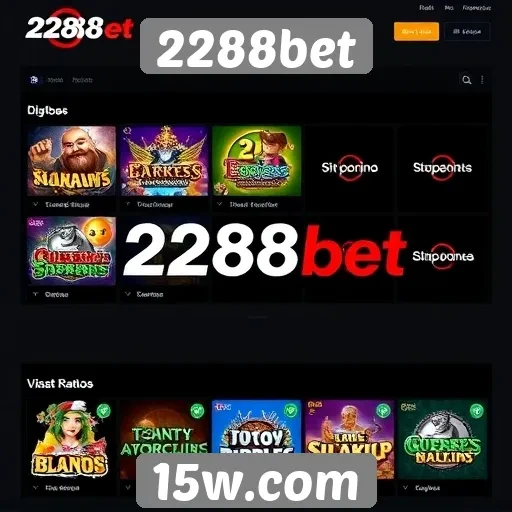 Explorando a diversidade de jogos disponíveis na 2288bet